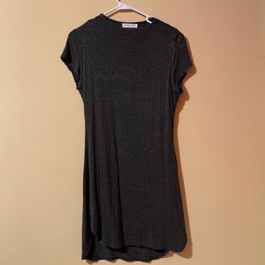 Gray Women's T-Shirt Dress